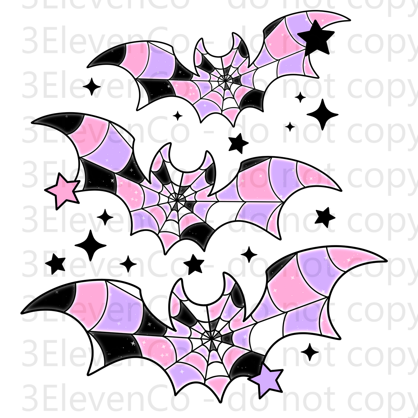 2024 CS  purple pink web bats vinyl sheet | decal | vinyl wrap | UV wrap | DTF