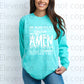 Lord's prayer tee or sweatshirt  |comfort colors|