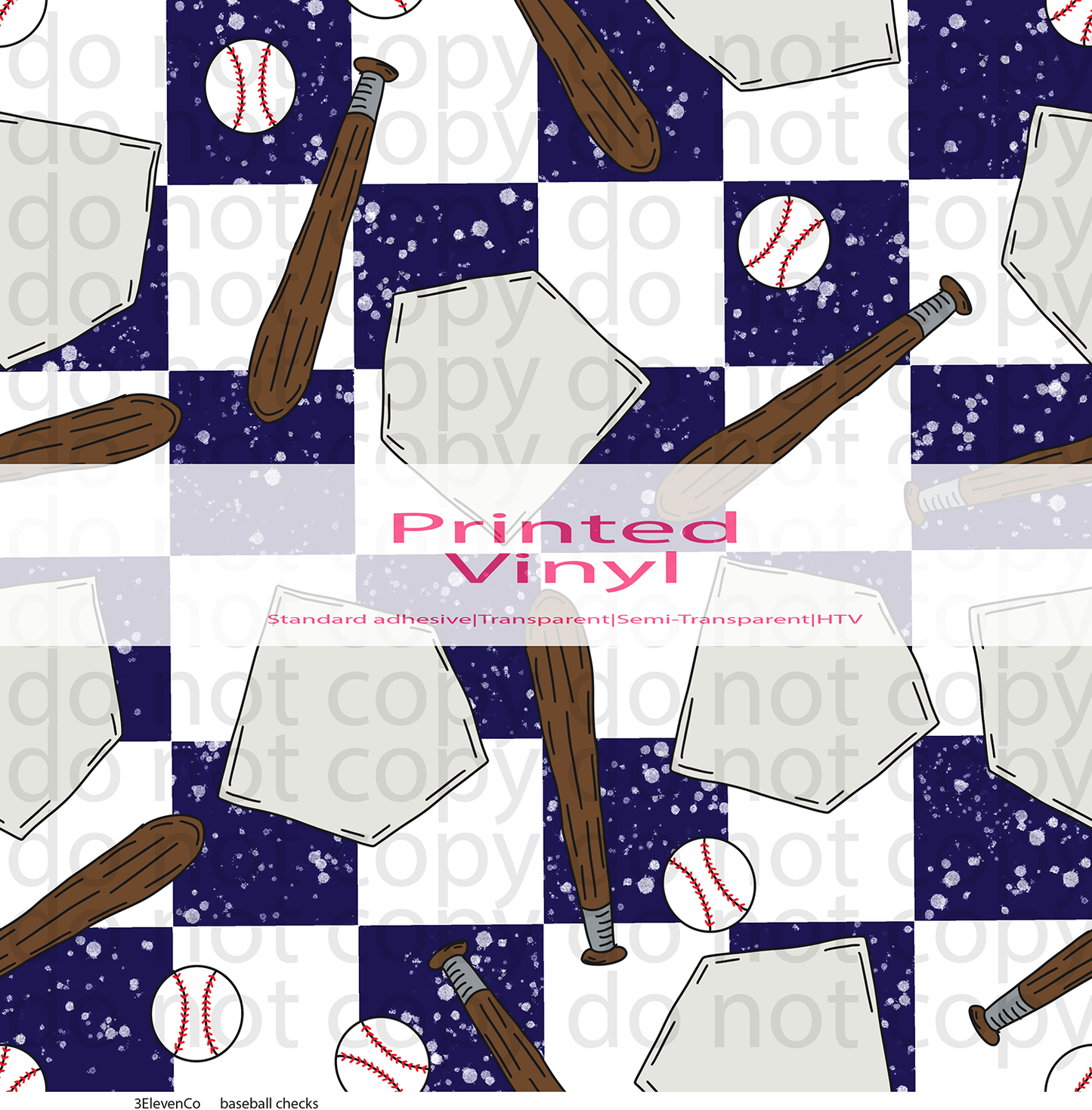 baseball vinyl sheet