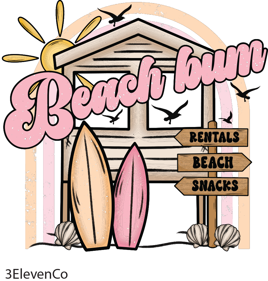 beach bum decal – 3ElevenCo