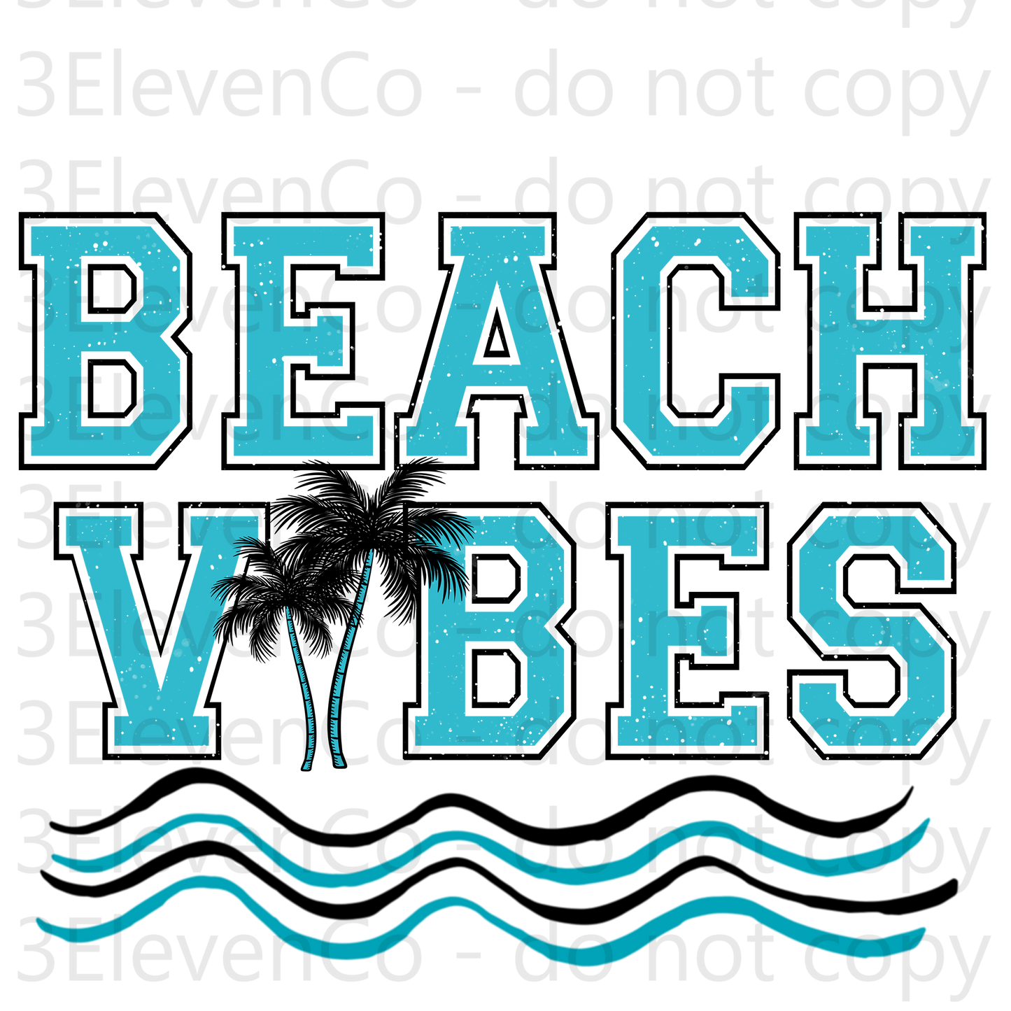 CS beach vibes 2024 vinyl decal| UV DTF decal| DTF print