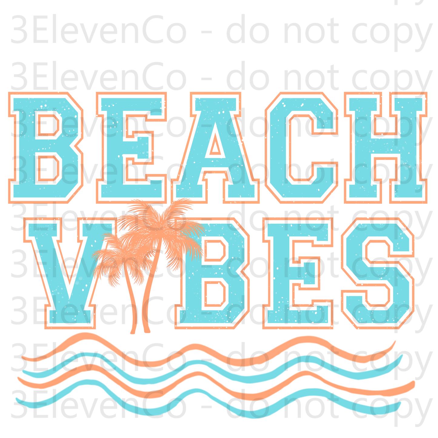 CS beach vibes 2024 vinyl decal| UV DTF decal| DTF print