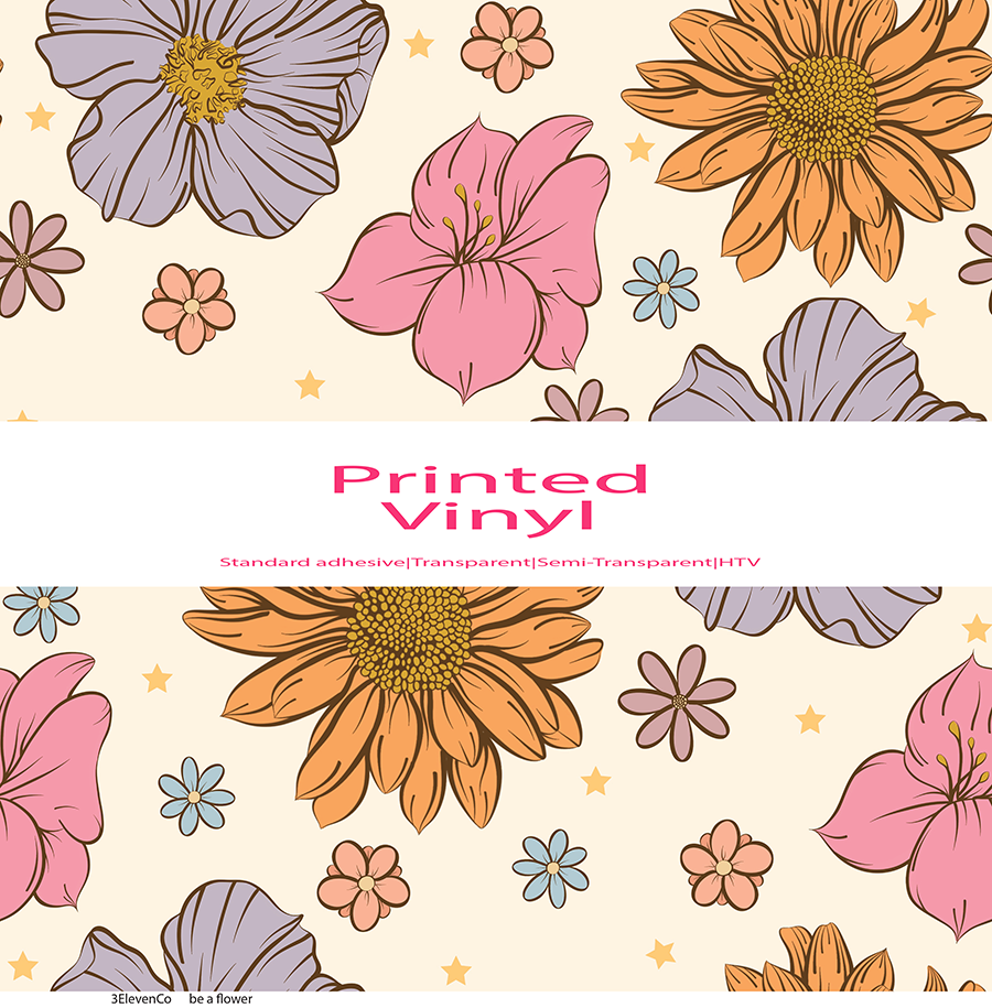 be a flower vinyl sheet or decal