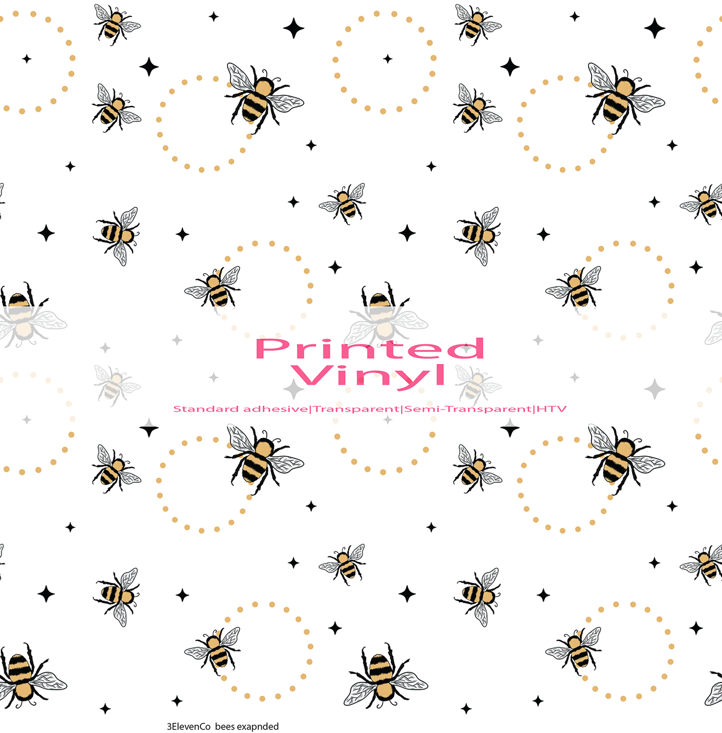 bees vinyl sheet