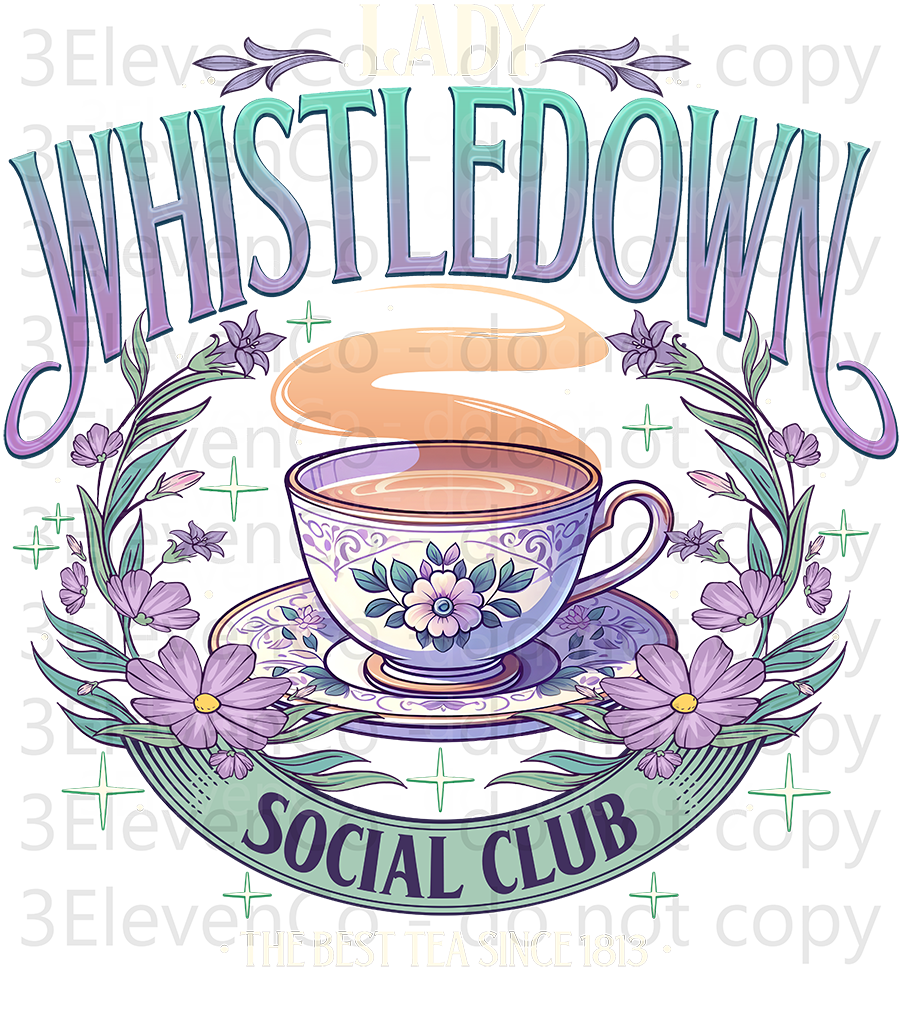 lady whistledown vinyl decal| UV DTF decal| DTF print