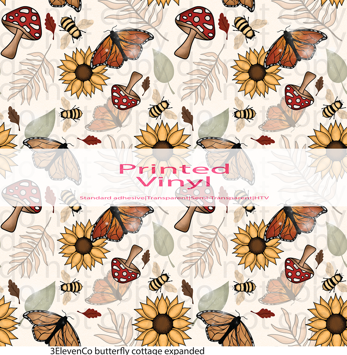 butterfly cottage vinyl sheet