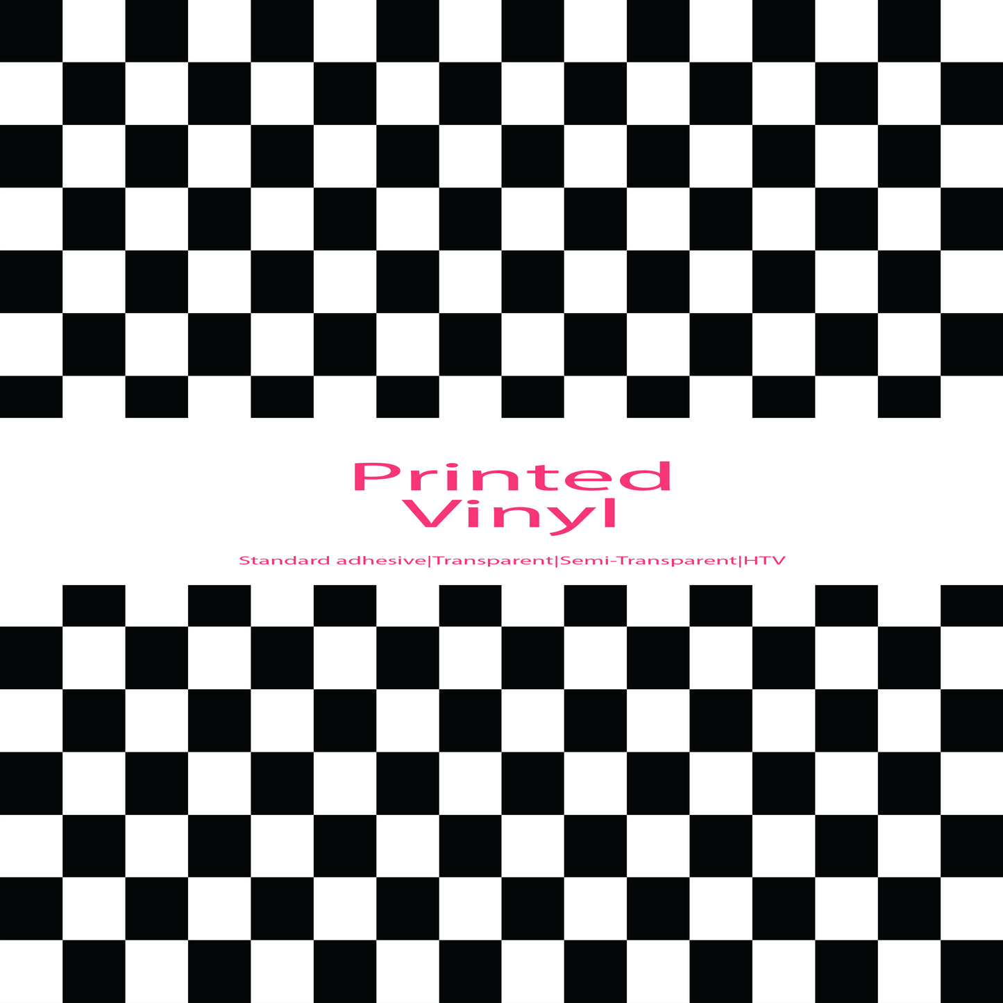 Black & white checkered vinyl sheet