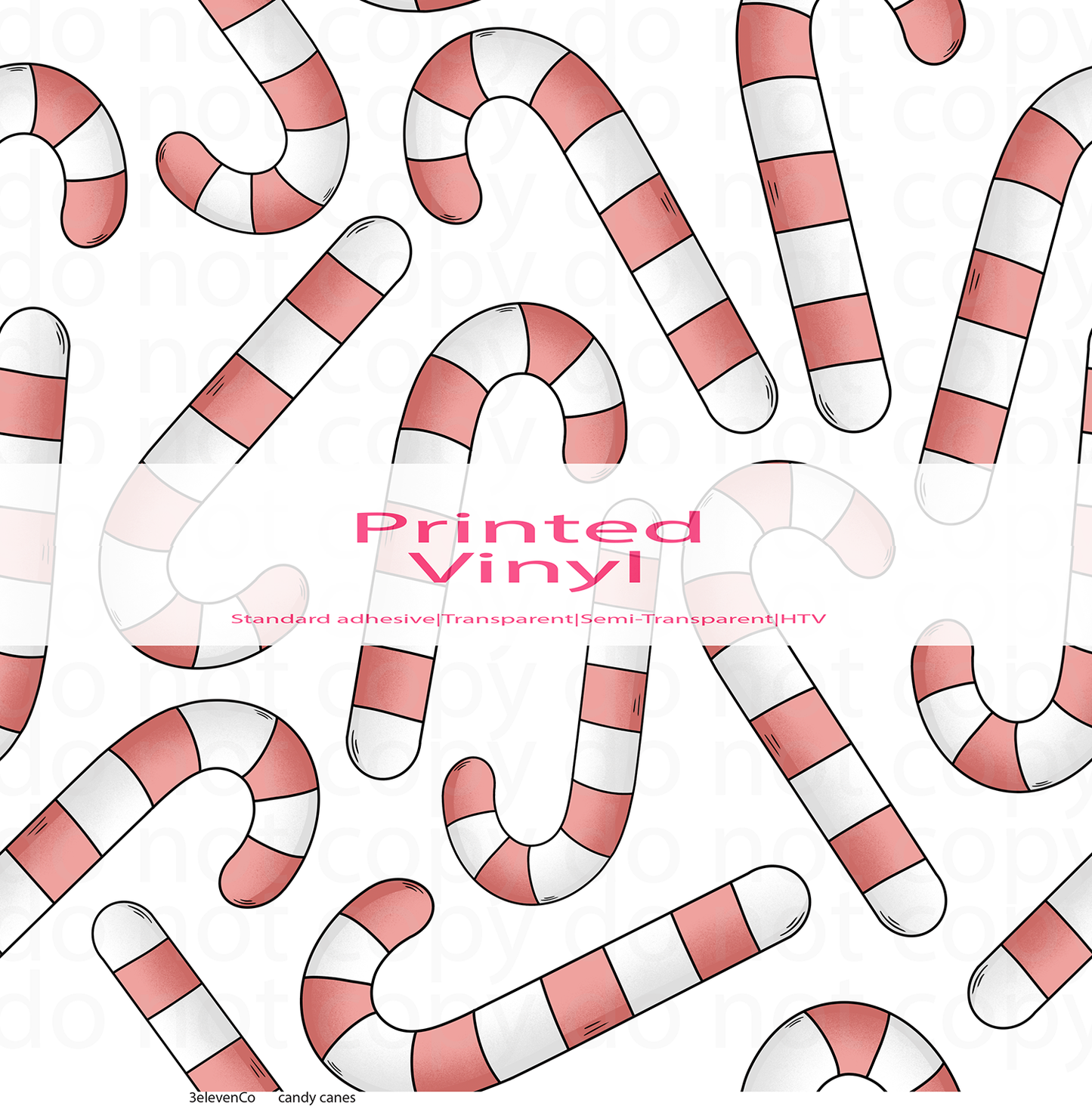 candy canes by cerras shop vinyl sheet