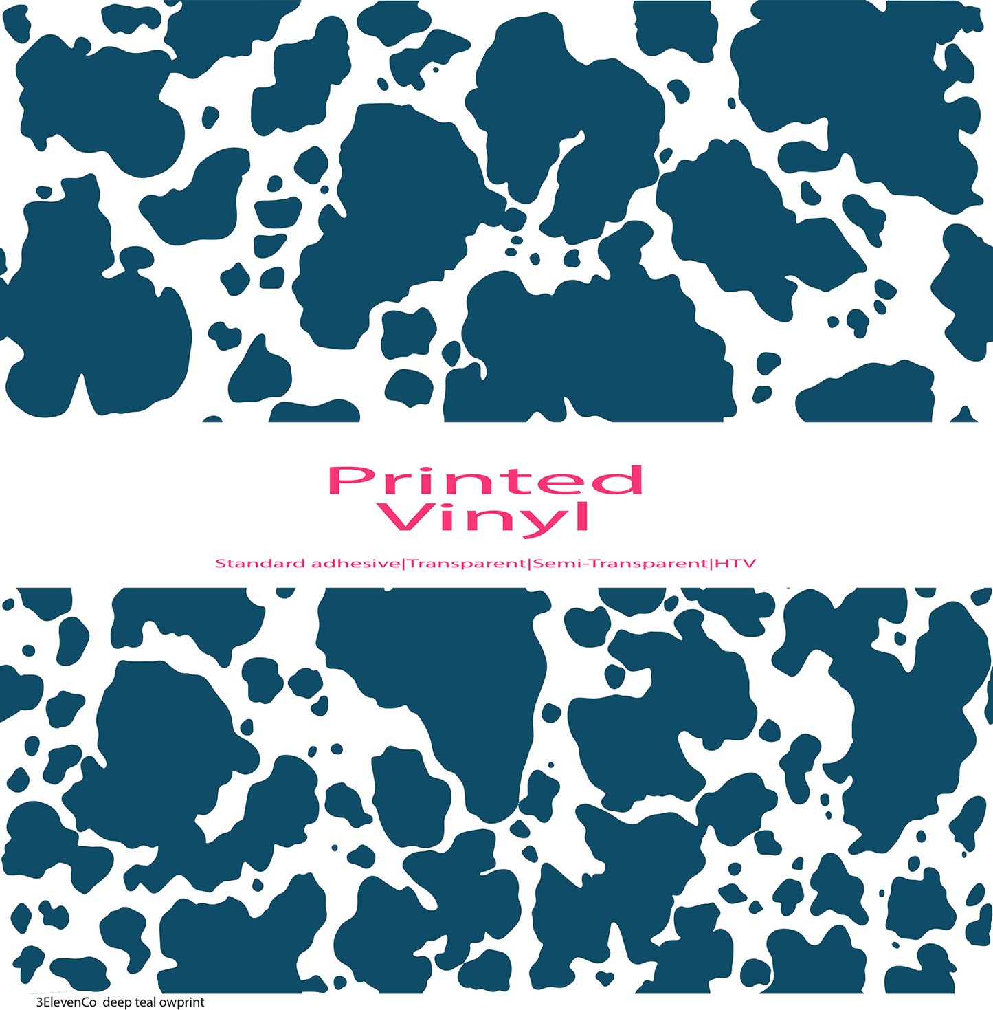 In color cowprint vinyl sheet