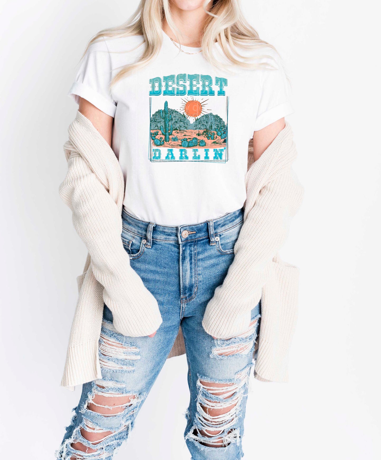 Desert darlin tee or sweatshirt