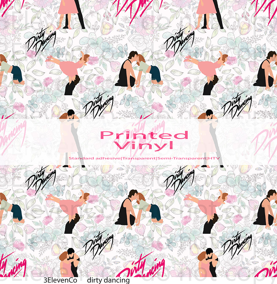 dirty dancing seamless vinyl sheet or pen wrap