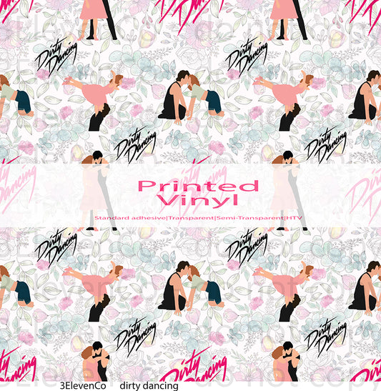 dirty dancing seamless vinyl sheet or pen wrap