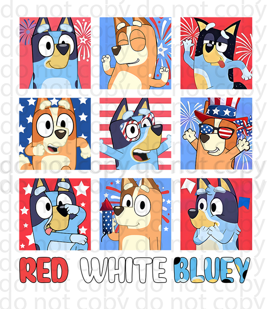 dog 4th of July decal | DTF print