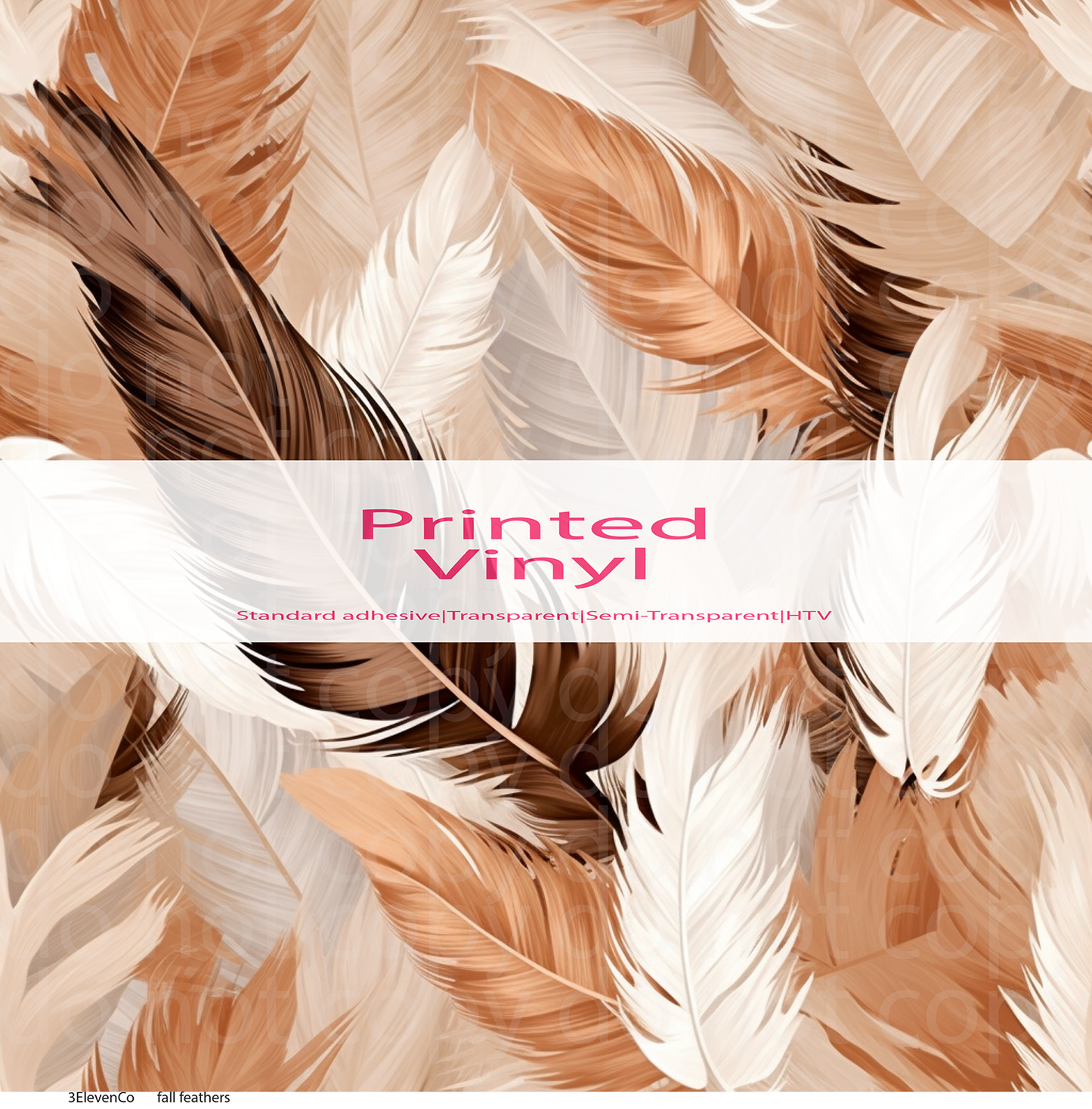 feathers vinyl sheet