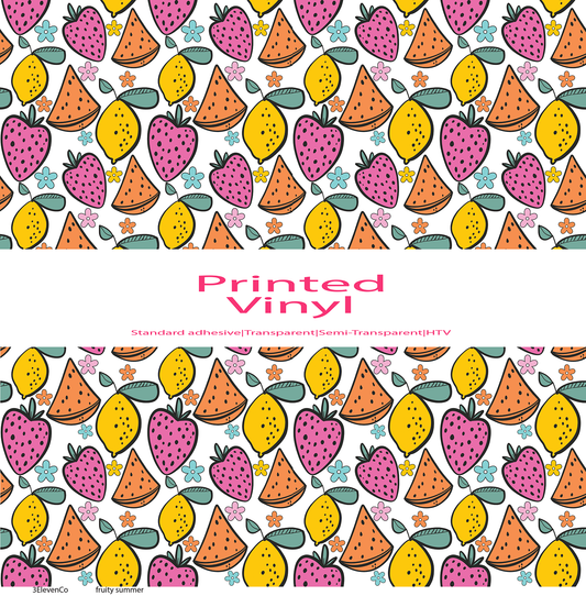 summer fruit vinyl sheet + pen wrap