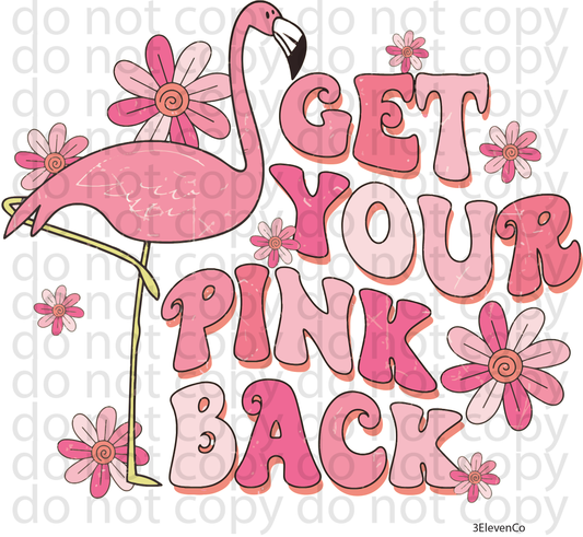 Get your pink back decal, sublimation print, or vinyl sheet