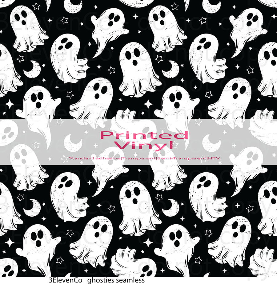 ghosties seamless vinyl sheet