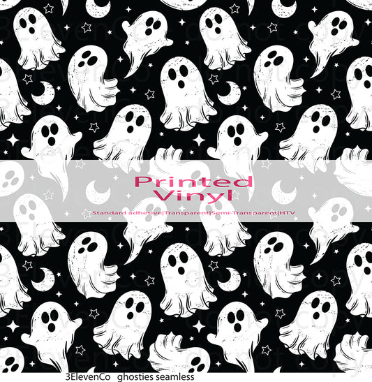 ghosties seamless vinyl sheet