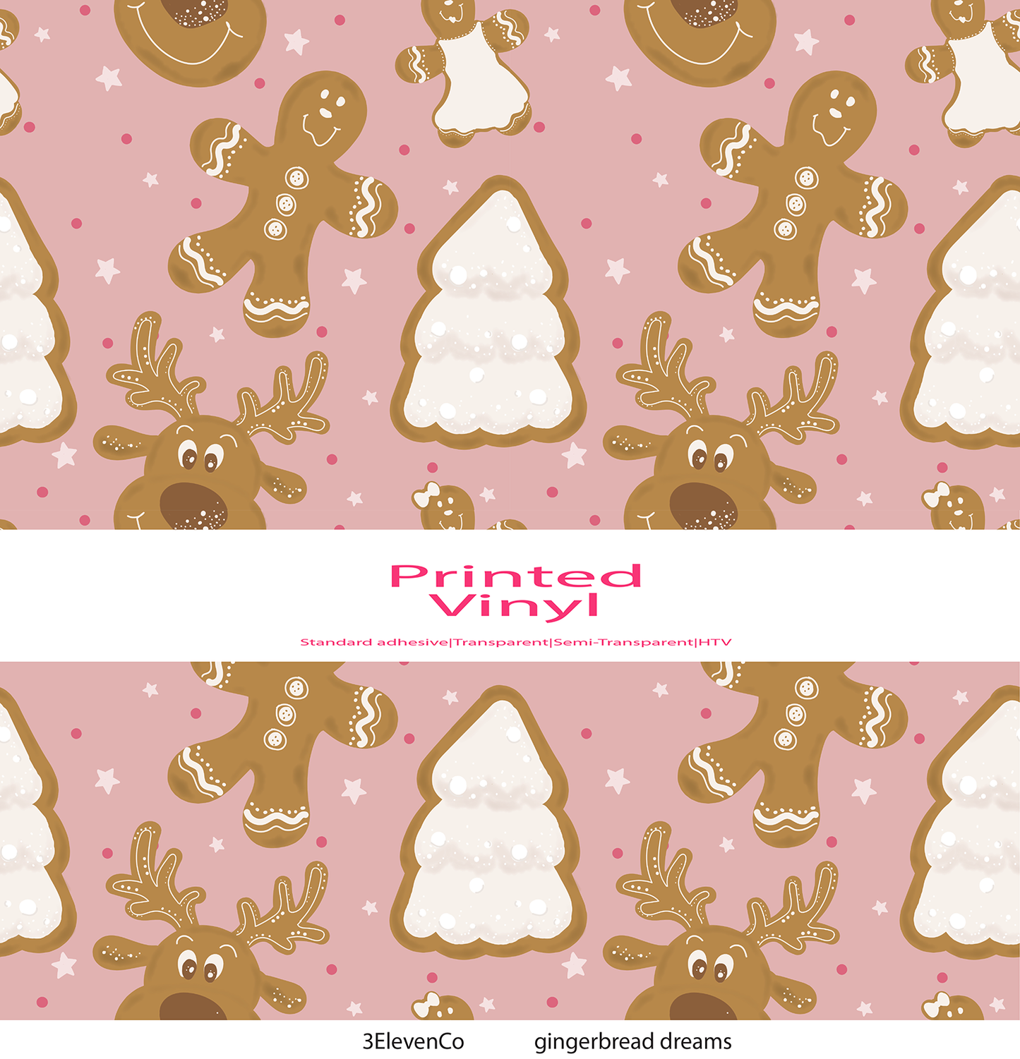 gingerbread dreams vinyl sheet