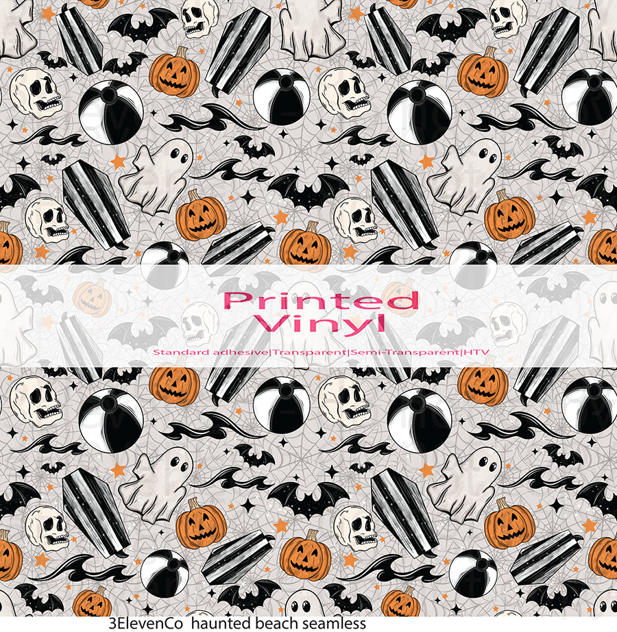 haunted beach vinyl sheet | decal | UV wrap | vinyl wrap | DTF print