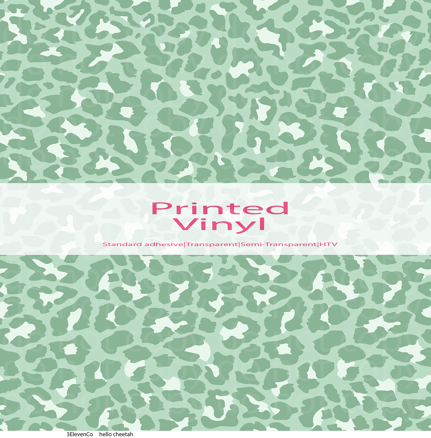 hello cheetah or stripes vinyl sheet