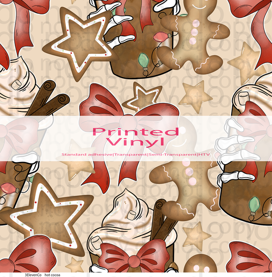 hot cocoa vinyl sheet