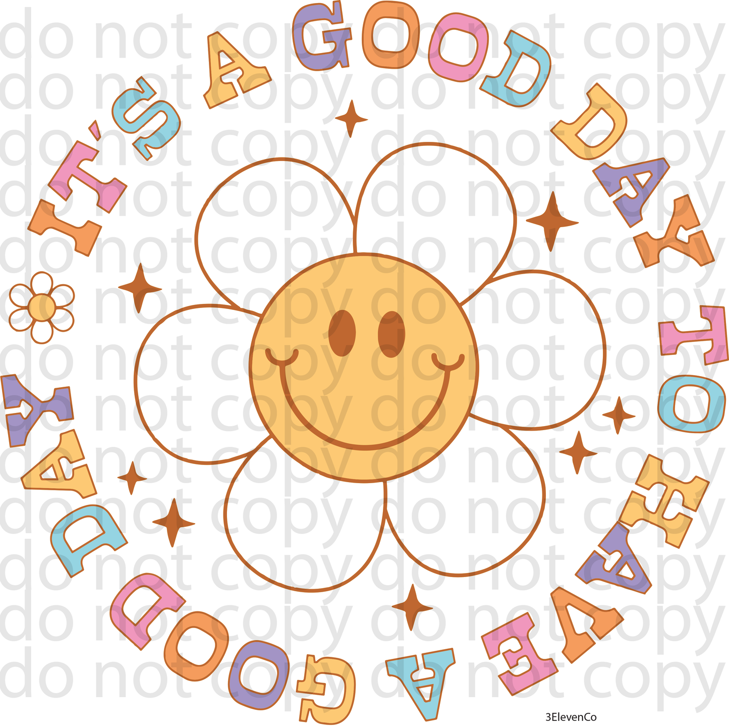 It's a good day daisy decal or sublimation print