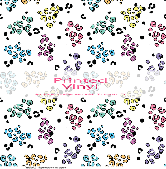 leopard leopard leopard vinyl sheet