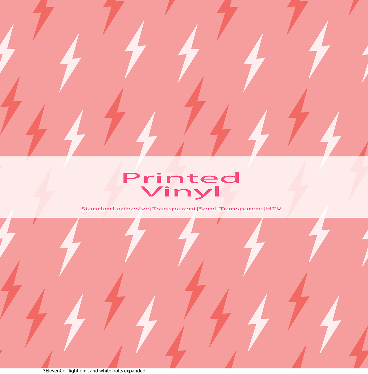 light pink and white bolts vinyl sheet