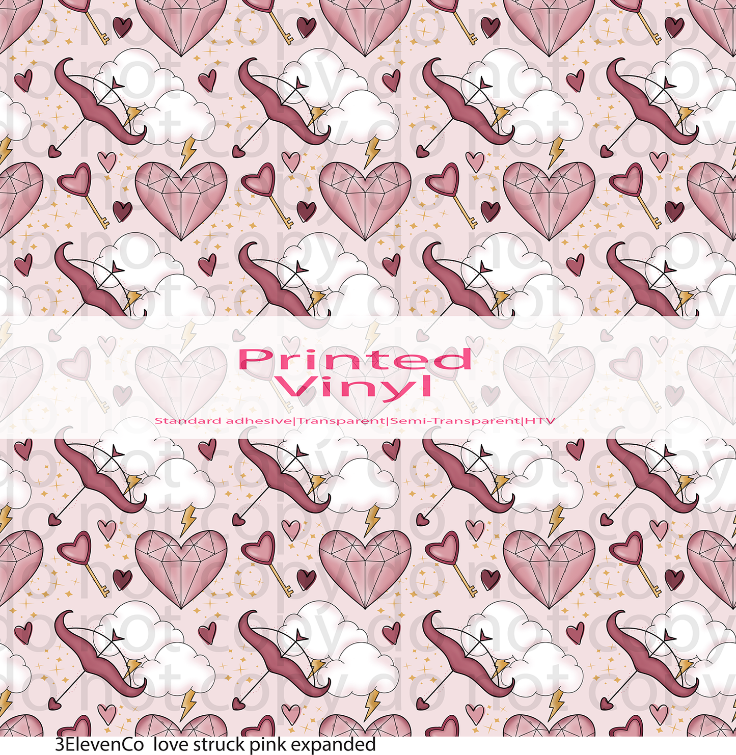 love struck pink vinyl sheet