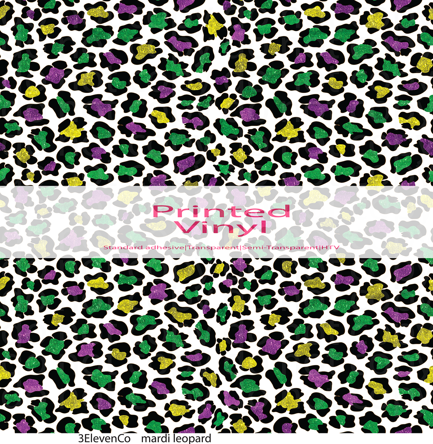 mardi leopard vinyl sheet