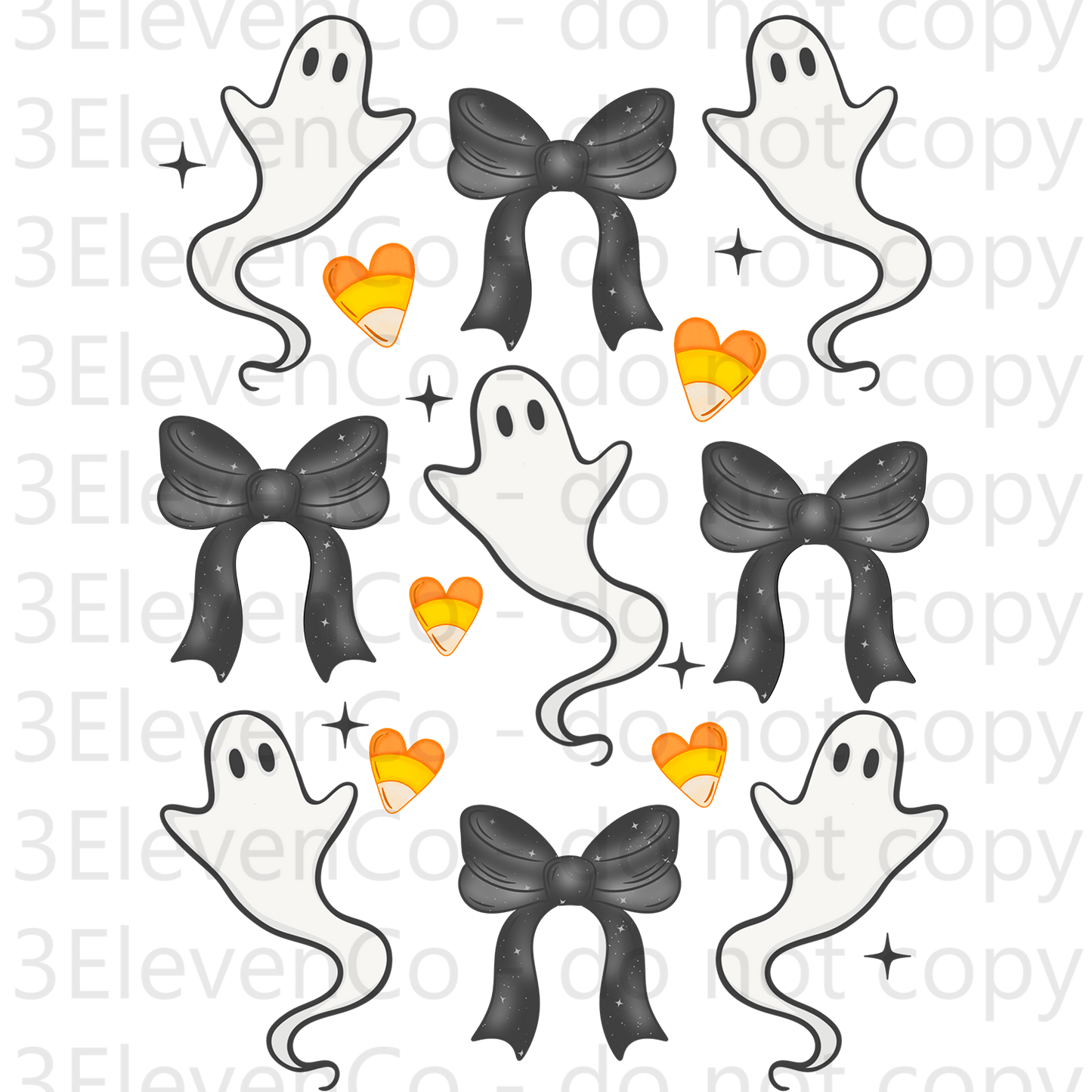 MM 2024 candy corn ghost vinyl sheet | decal | vinyl wrap