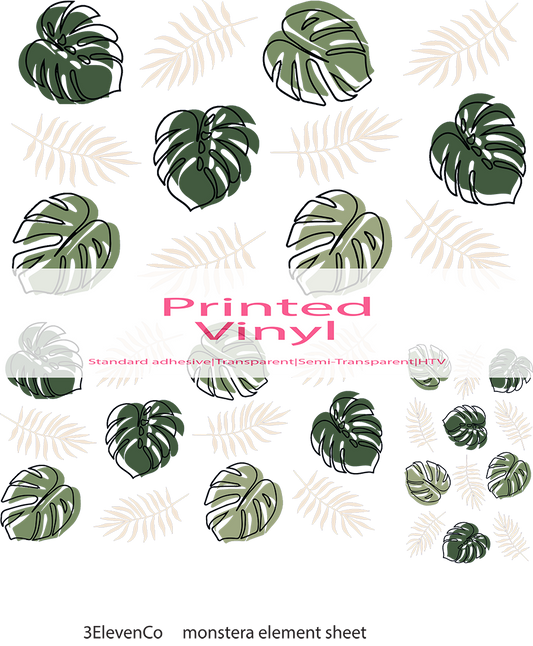 monstera element sheet