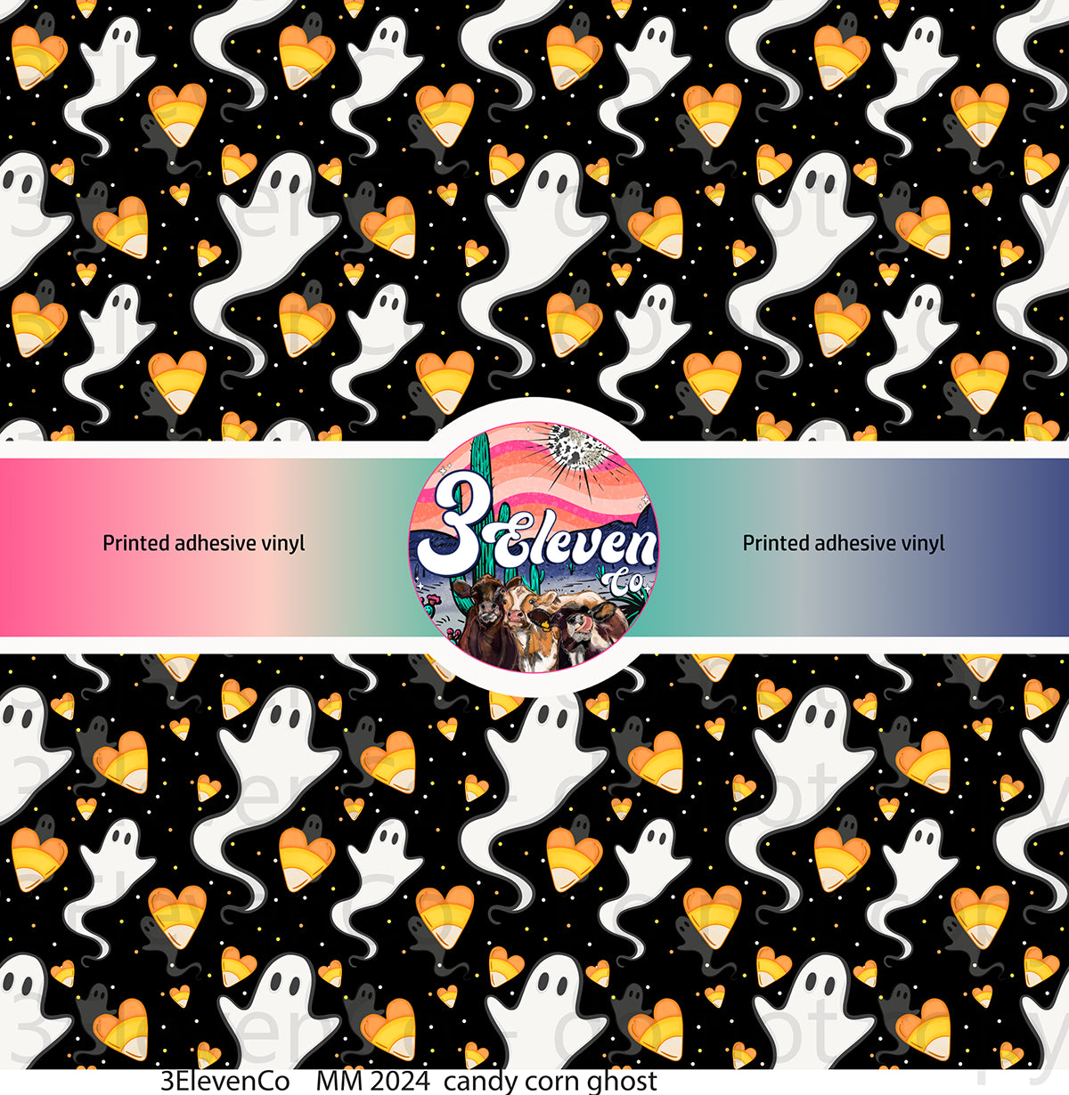 MM 2024 candy corn ghost vinyl sheet | decal | vinyl wrap