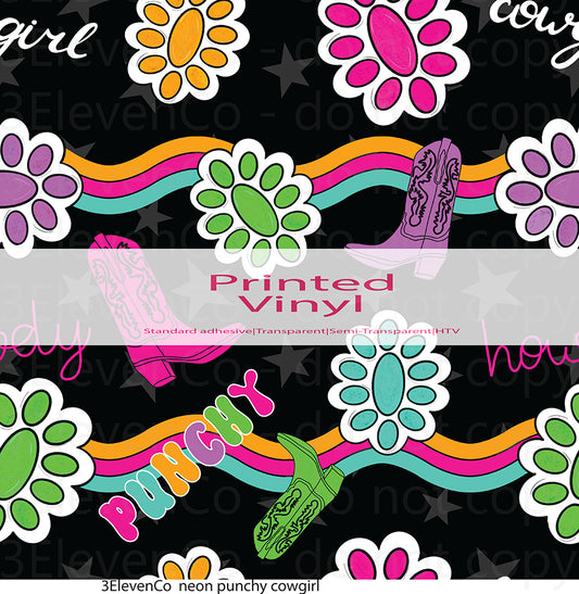 neon punchy cowgirl collection