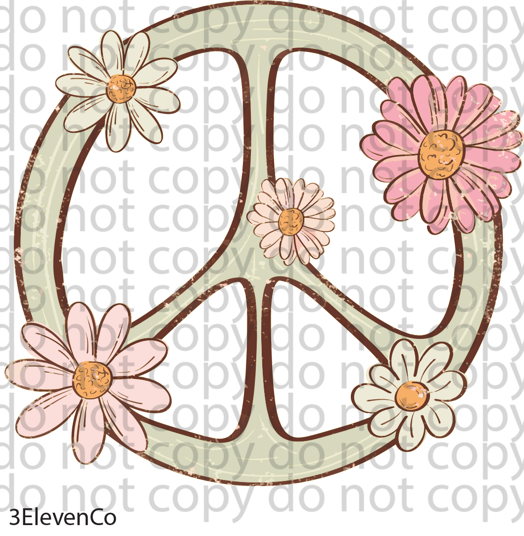 peace vinyl sheet or decal