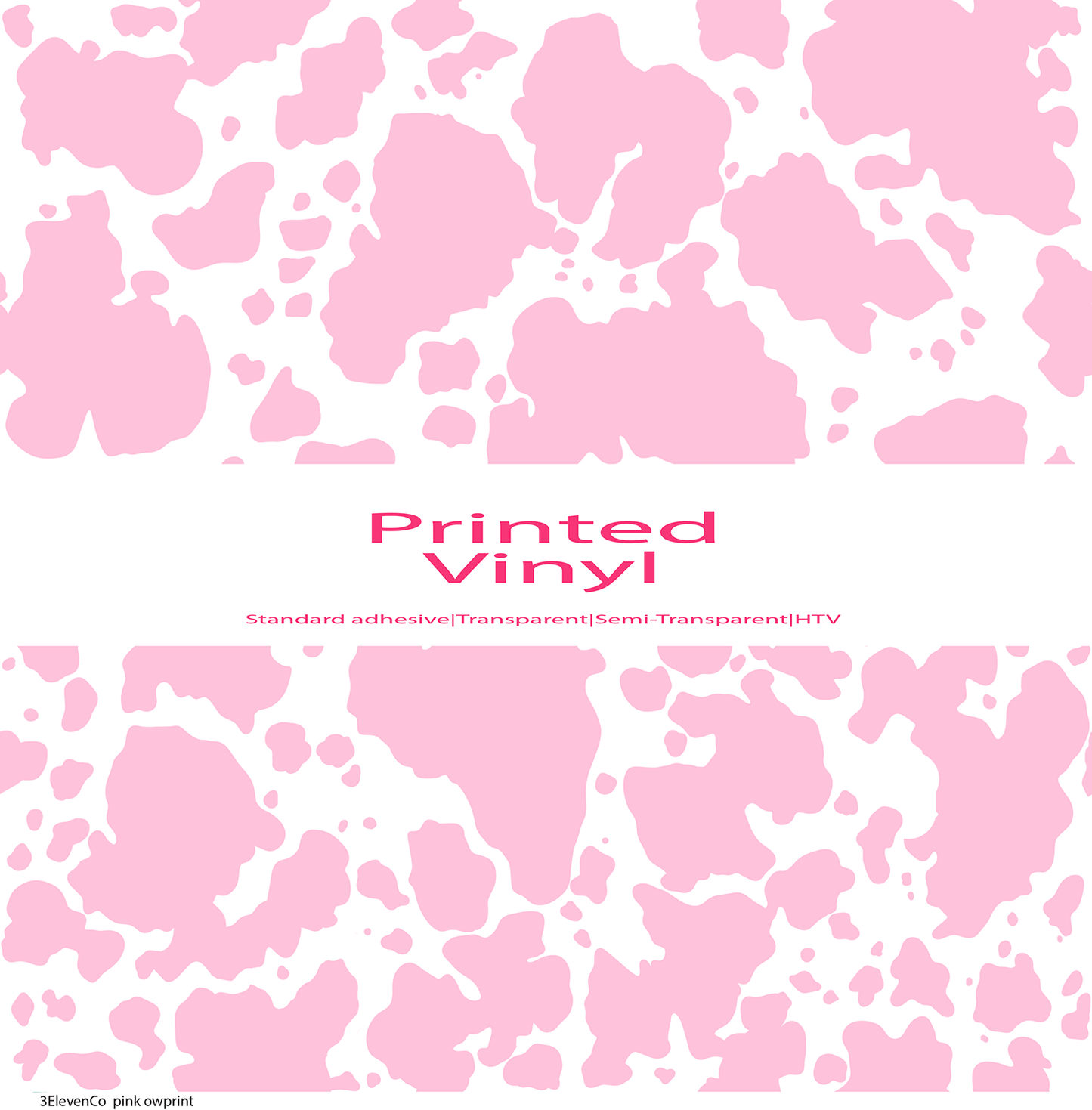 In color cowprint vinyl sheet