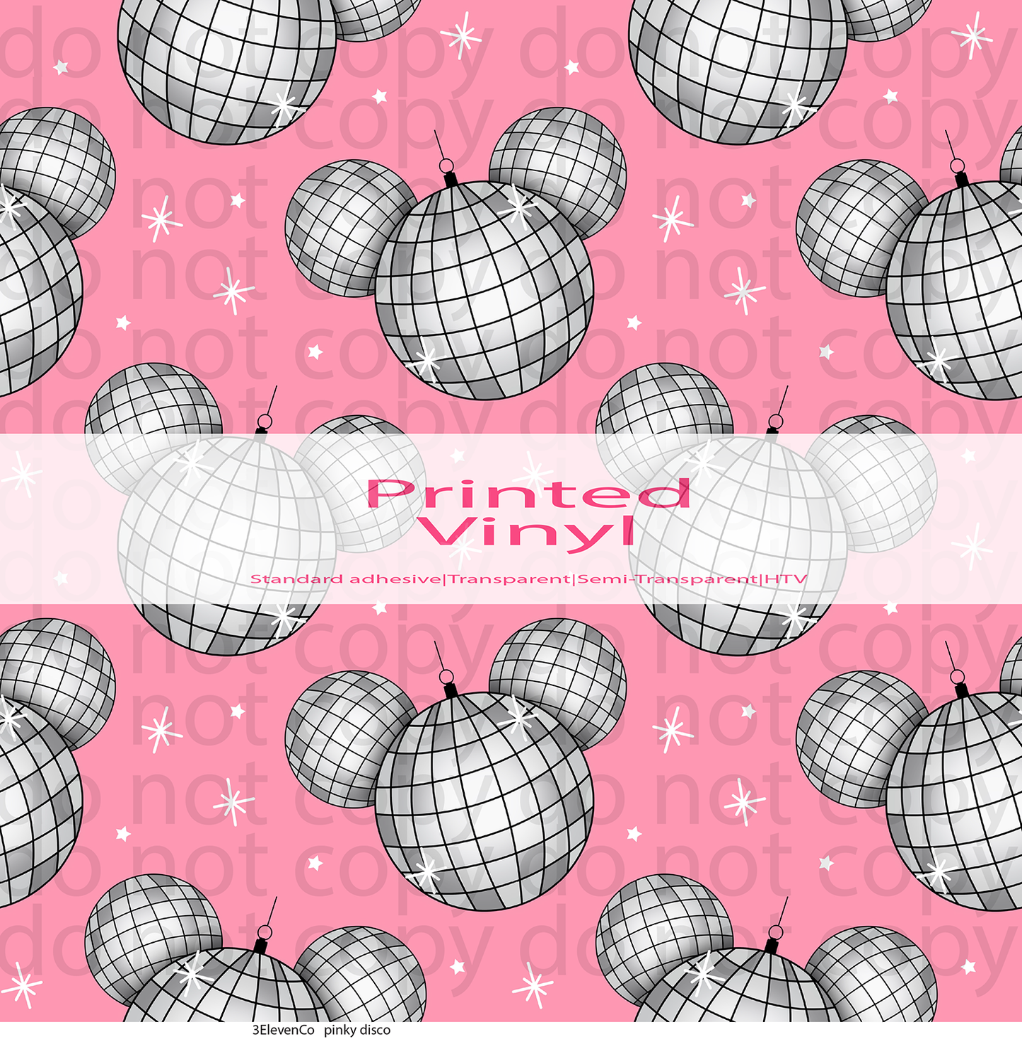 pinky disco vinyl sheet