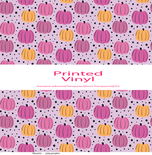 pinky pumpkins vinyl sheet