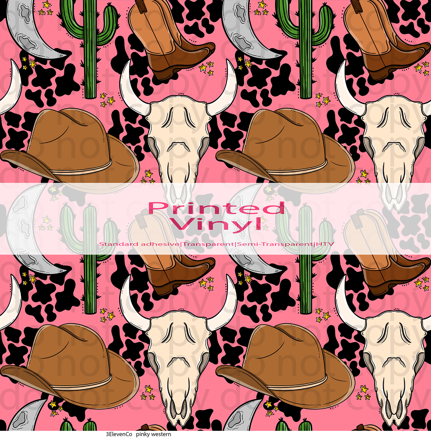 pinky western vinyl sheet