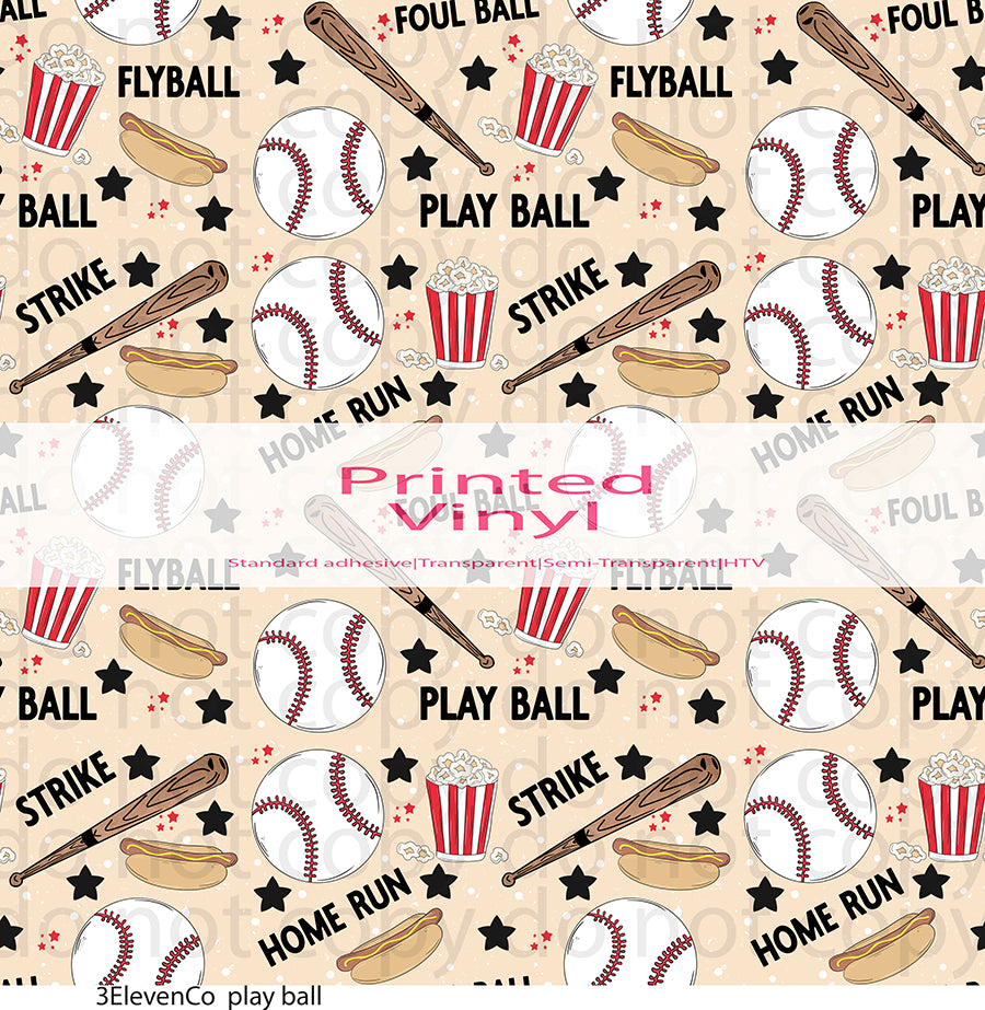 play ball vinyl sheet