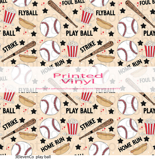 play ball vinyl sheet