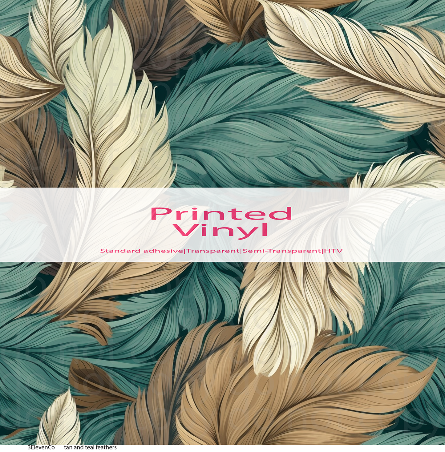 feathers vinyl sheet