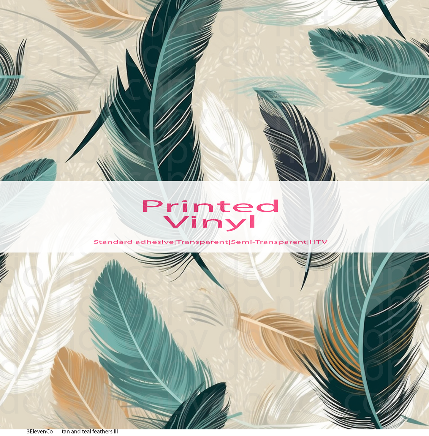 feathers vinyl sheet