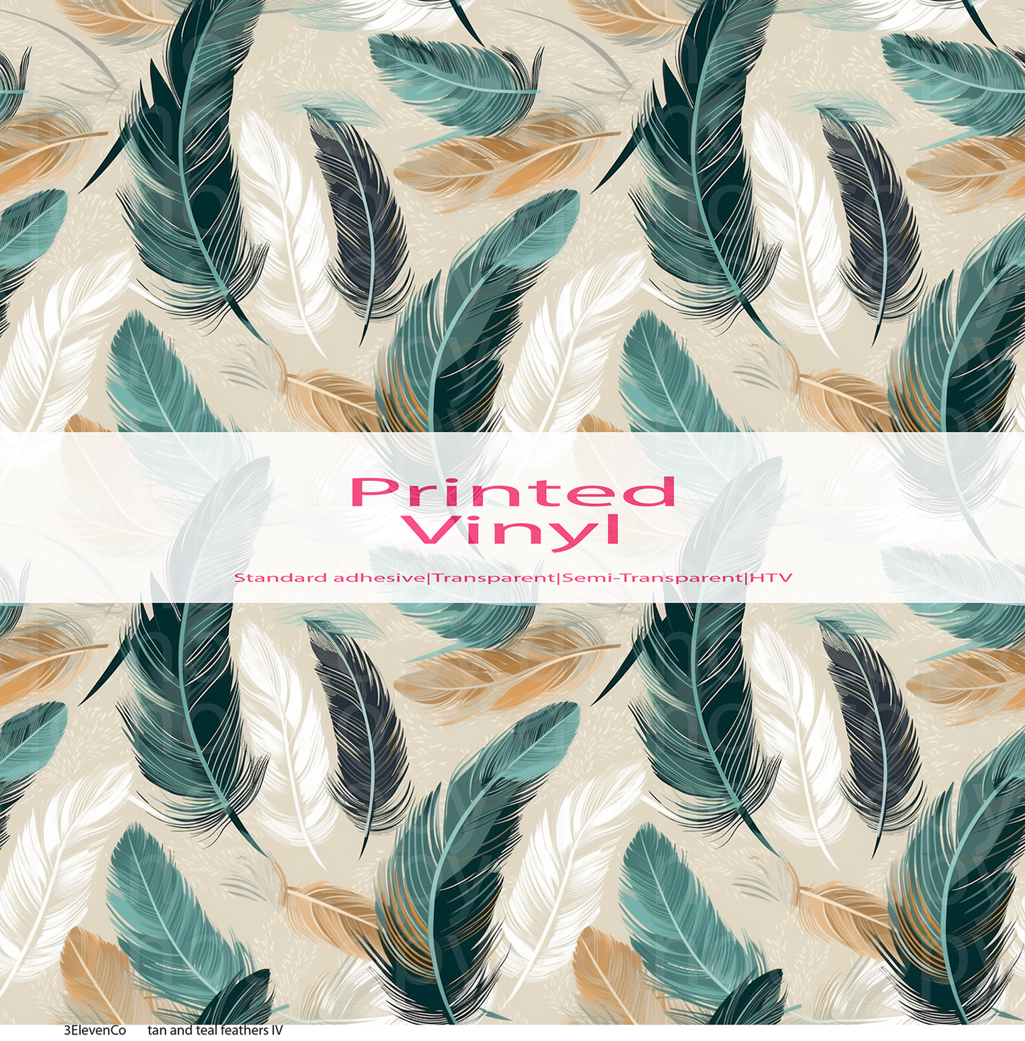 feathers vinyl sheet