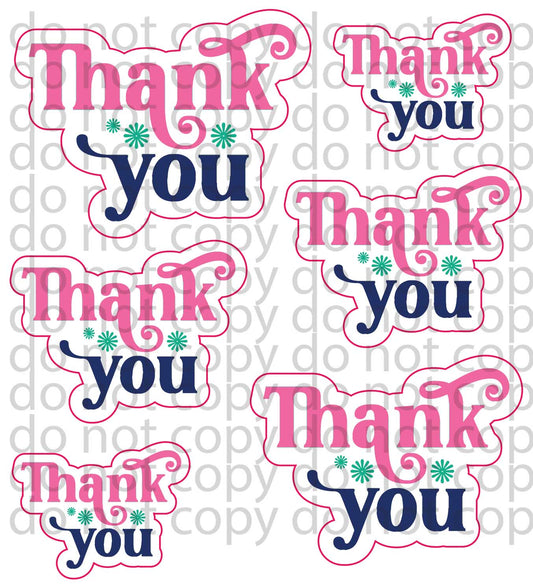 branded thank you stickers