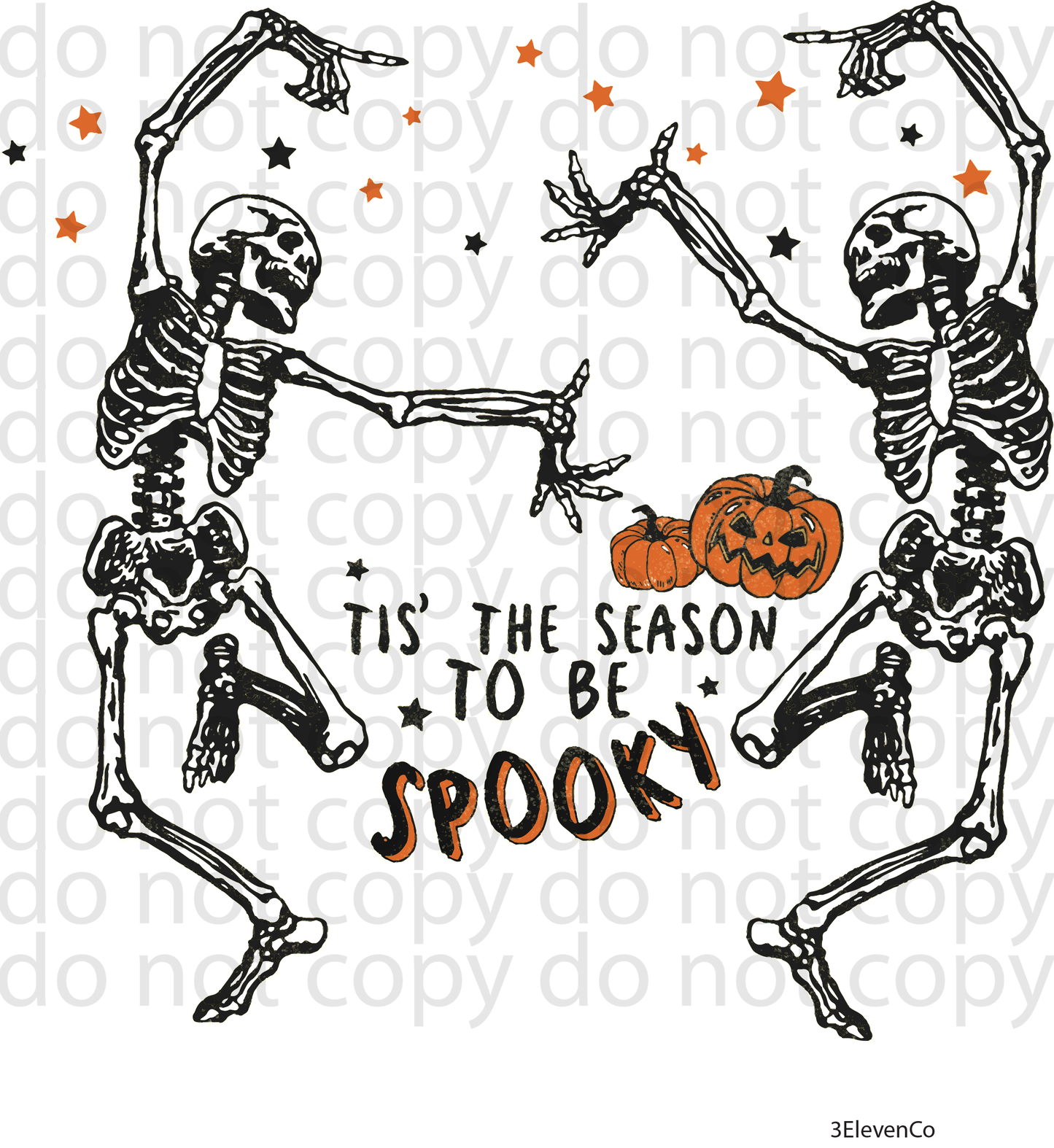 Tis the season to be spooky decal or sublimation print