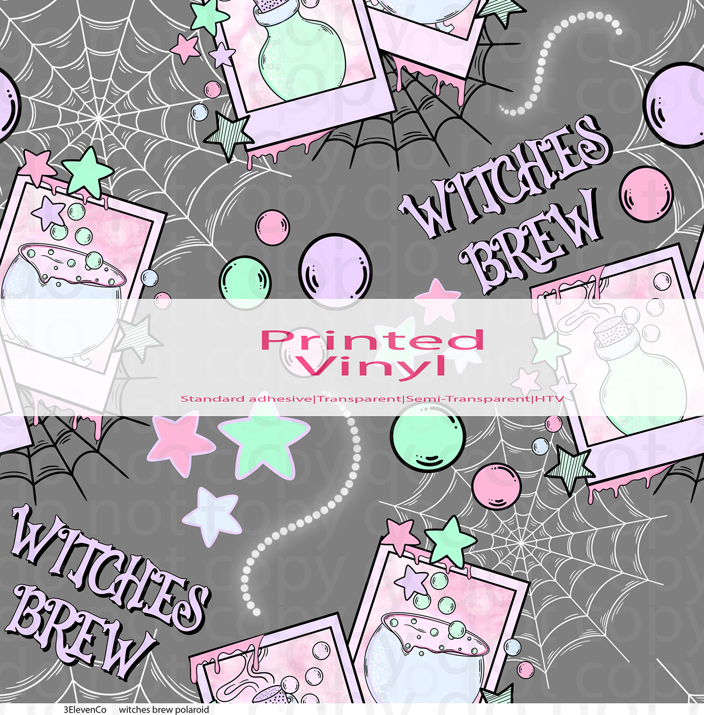 witches brew polaroid by cerras shop vinyl sheet