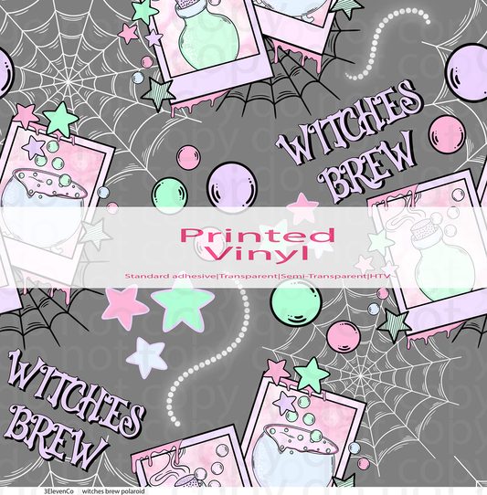 witches brew polaroid by cerras shop vinyl sheet