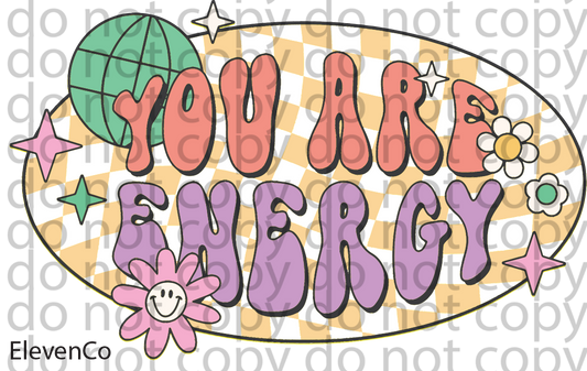 You are energy decal